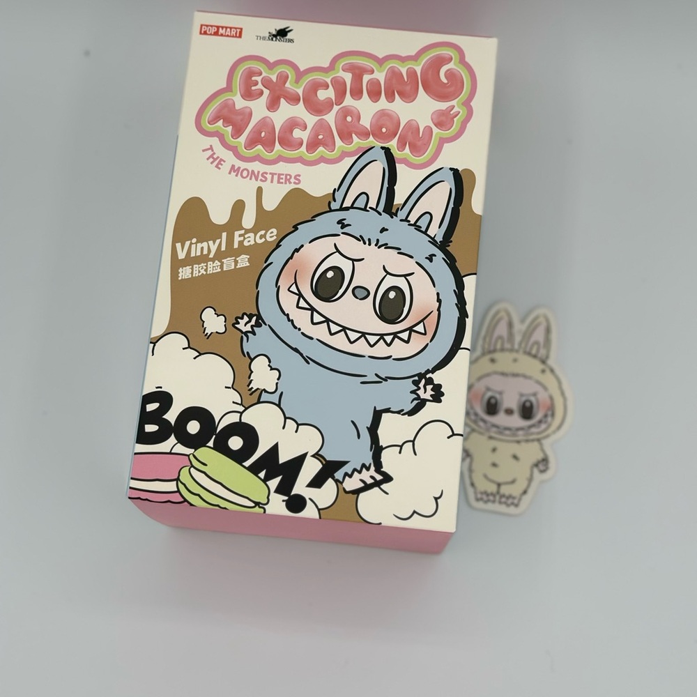 Pop Mart Exciting Macaron Vinyl Face Toy SOYMILK